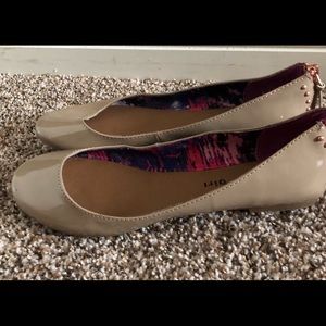 NWOB Madden Girl Patent Nude Flats Size 7